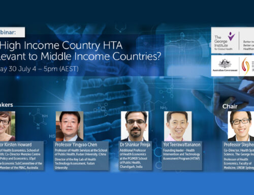 “Is High Income Country HTA relevant to Middle Income Countries?”