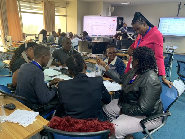 Figure 2: Participants actively brainstorming during one of the group-based exercises for Topic Nomination